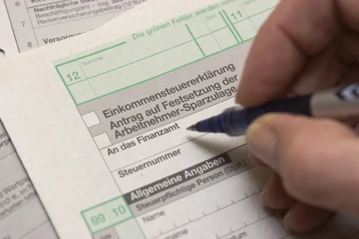 Gerahmter Druck : Steuererklärung Gerahmter Druck : Steuererklärung