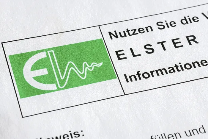 Gerahmter Druck : Steuererklärung, Dokumente, Elsterform Gerahmter Druck : Steuererklärung, Dokumente, Elsterform