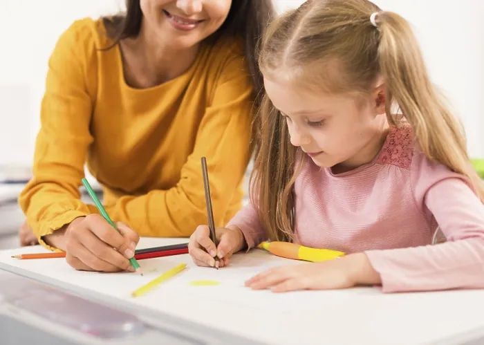 Gerahmter Druck : Lehrer Schüler Klasse Gerahmter Druck : Lehrer Schüler Klasse