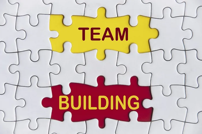 Gerahmter Druck : Teambuilding-Text über den fehlenden Puzzle-Stück. Gerahmter Druck : Teambuilding-Text über den fehlenden Puzzle-Stück.