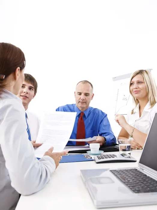 Gerahmter Druck : Teambesprechung Gerahmter Druck : Teambesprechung