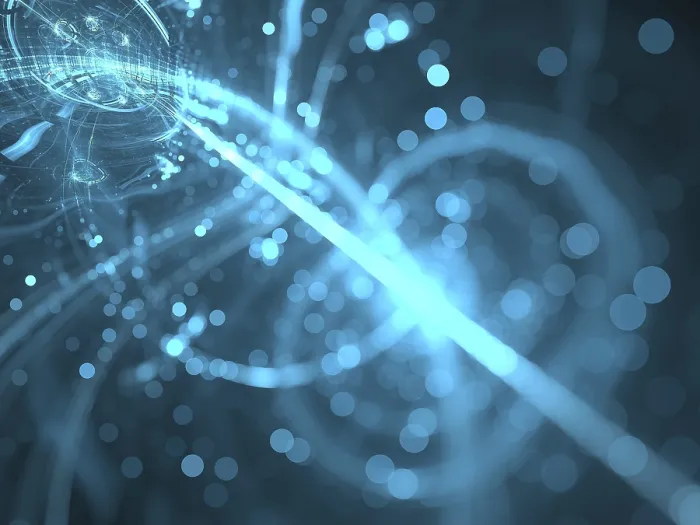 Gerahmter Druck : Technologie verschwimmt mit Bokeh - abstrakte computer-generierte Bild. Gerahmter Druck : Technologie verschwimmt mit Bokeh - abstrakte computer-generierte Bild.