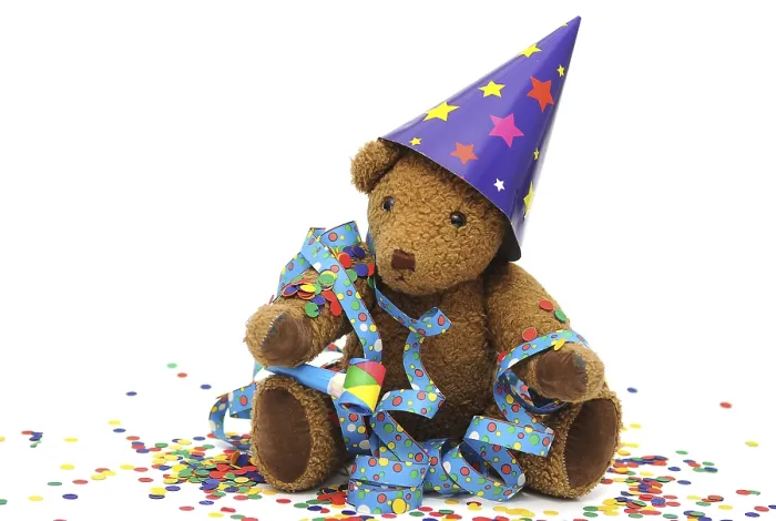 Gerahmter Druck : Bären Teddy, Karneval. Gerahmter Druck : Bären Teddy, Karneval.