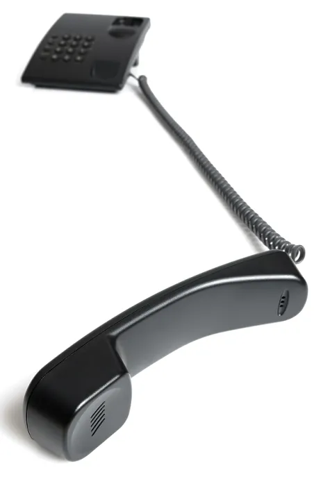 Gerahmter Druck : Telefon und Hörer Gerahmter Druck : Telefon und Hörer