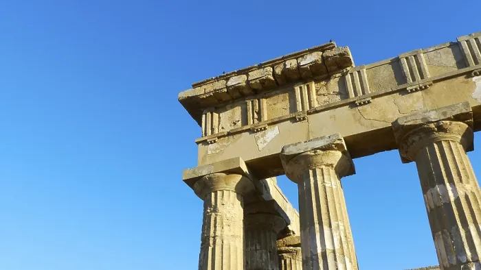 Gerahmter Druck : Tempel E, Hera-Tempel in Selinunte Gerahmter Druck : Tempel E, Hera-Tempel in Selinunte