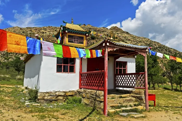 Gerahmter Druck : Tempel, Erdene Khamba-Kloster Gerahmter Druck : Tempel, Erdene Khamba-Kloster