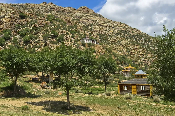 Gerahmter Druck : Tempel, Erdene Khamba-Kloster Gerahmter Druck : Tempel, Erdene Khamba-Kloster