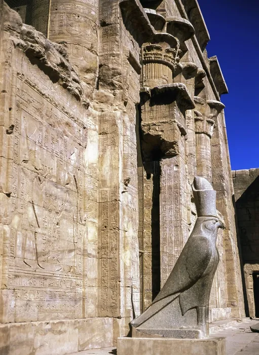 Gerahmter Druck : Tempel des Horus, Edfu Gerahmter Druck : Tempel des Horus, Edfu