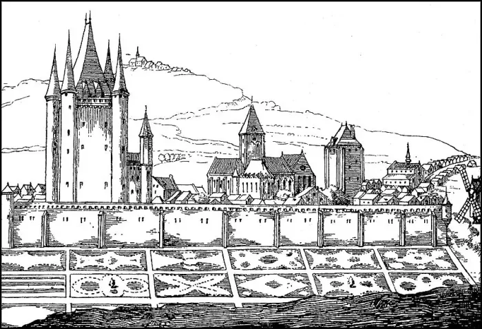 Gerahmter Druck : Der Tempel, Hausordens der Templer Gerahmter Druck : Der Tempel, Hausordens der Templer