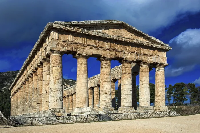 Gerahmter Druck : Tempel von Segesta, Sizilien. Gerahmter Druck : Tempel von Segesta, Sizilien.