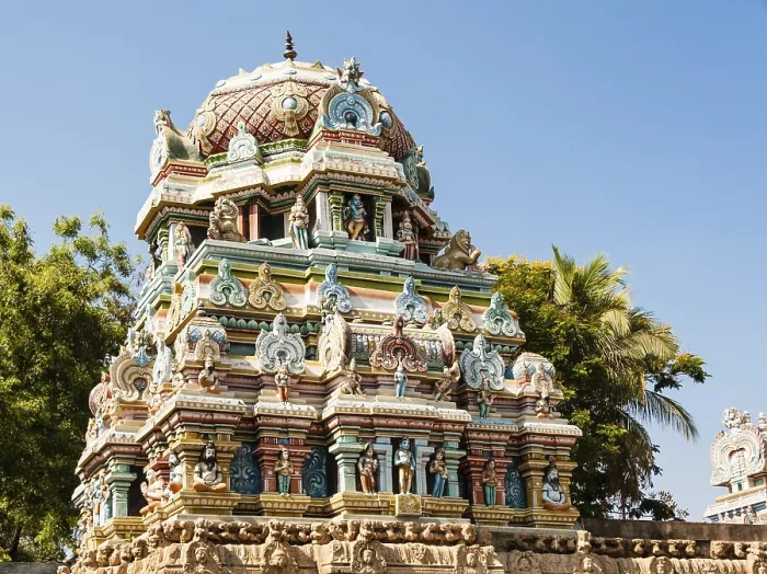 Gerahmter Druck : Tempel, Tempelkomplex von Srirangam Gerahmter Druck : Tempel, Tempelkomplex von Srirangam