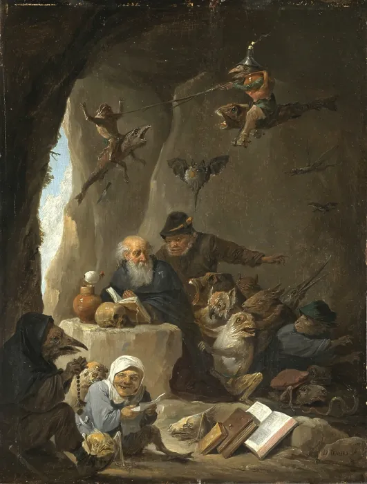 Gerahmter Druck : Die Versuchung des heiligen Antonius (c) Gerahmter Druck : Die Versuchung des heiligen Antonius (c)