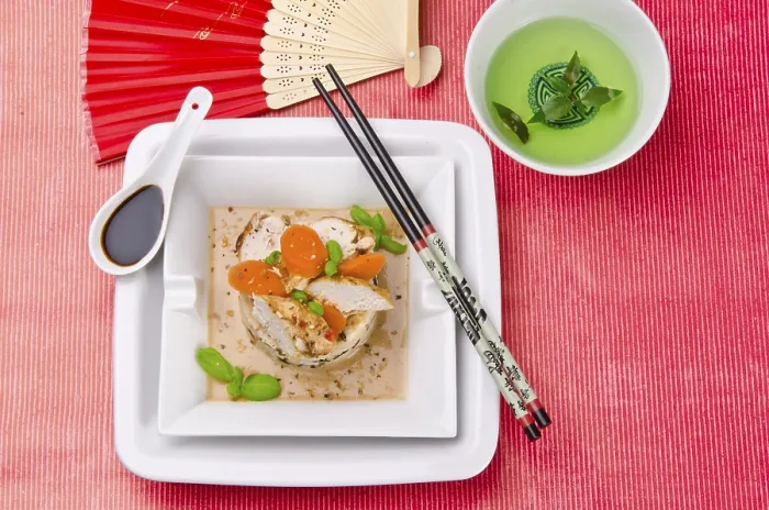 Gerahmter Druck : Thailändischer Hähnchen. Gerahmter Druck : Thailändischer Hähnchen.
