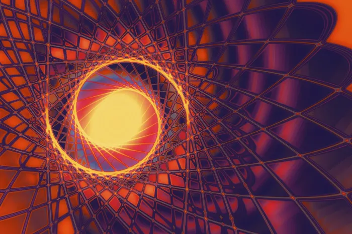 Gerahmter Druck : Thema der Physik, Atomkern. Gerahmter Druck : Thema der Physik, Atomkern.