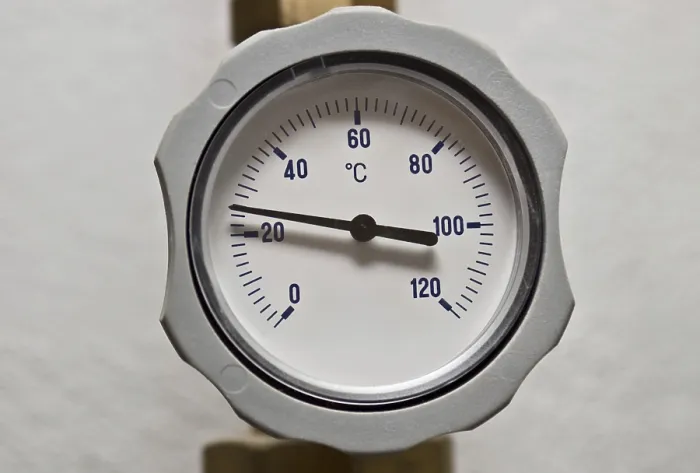 Gerahmter Druck : Thermometer Gerahmter Druck : Thermometer