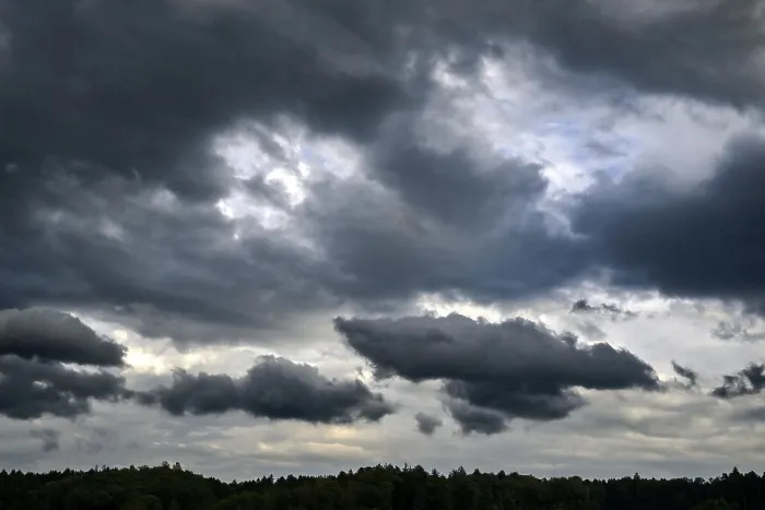 Gerahmter Druck : Thunderclouds Gerahmter Druck : Thunderclouds