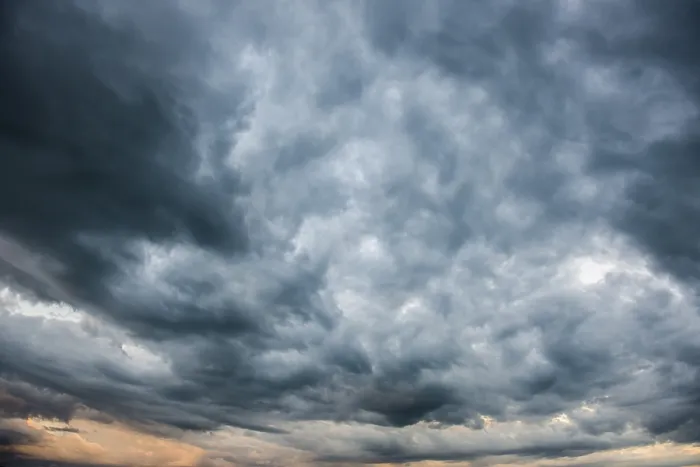 Gerahmter Druck : Donnerwolken, Deutschland