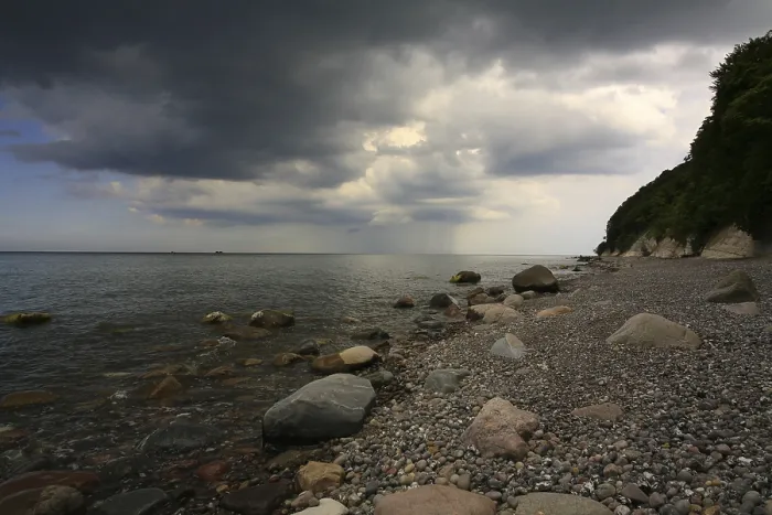 Gerahmter Druck : Donnerwolken, Insel Rügen Gerahmter Druck : Donnerwolken, Insel Rügen