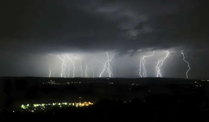 Gerahmter Druck : Thunderstorm Gerahmter Druck : Thunderstorm