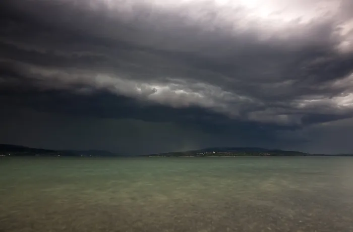 Gerahmter Druck : Sturm auf dem Bodensee Gerahmter Druck : Sturm auf dem Bodensee