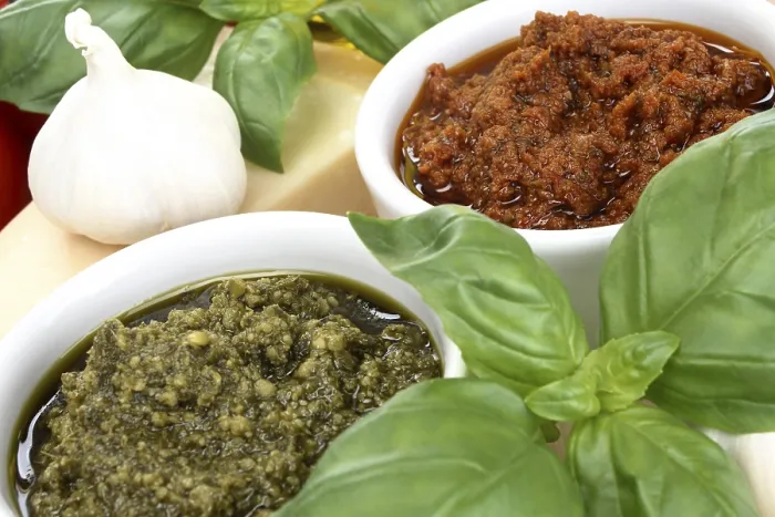 Gerahmter Druck : Tomaten- und Basilikum-Pesto Gerahmter Druck : Tomaten- und Basilikum-Pesto