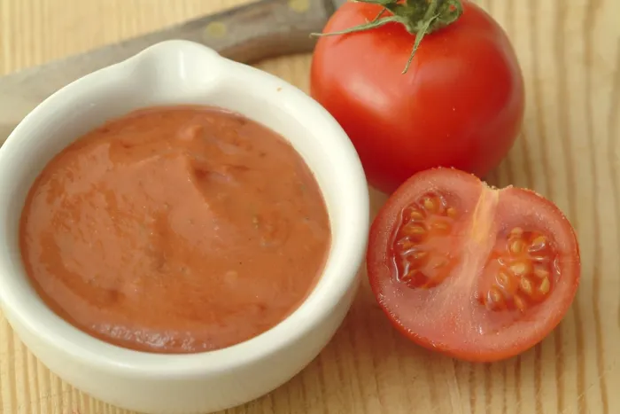 Gerahmter Druck : Tomatenketchup Gerahmter Druck : Tomatenketchup