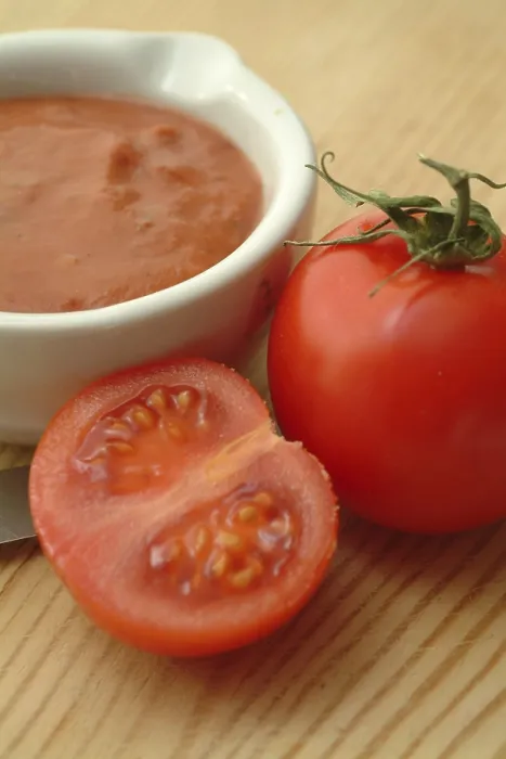 Gerahmter Druck : Tomatenketchup Gerahmter Druck : Tomatenketchup