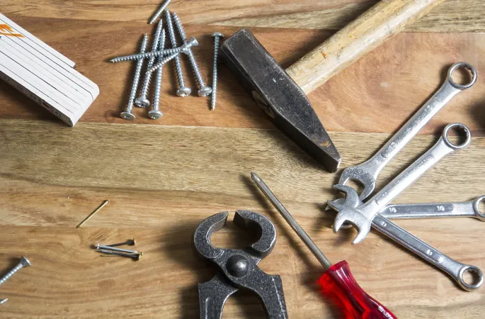 Gerahmter Druck : Holzhammer Gerahmter Druck : Holzhammer