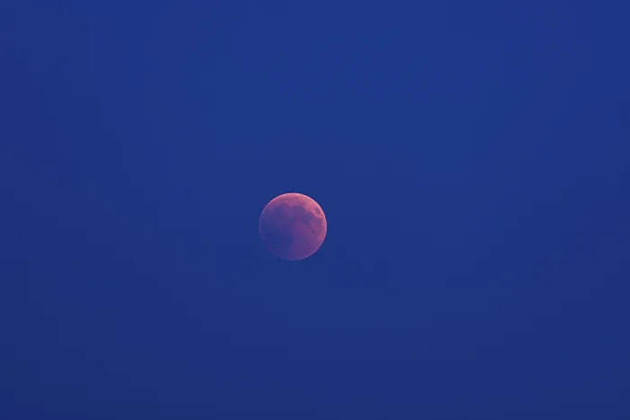 Gerahmter Druck : Totaler Mondfinsternis am 27.07.2018 Gerahmter Druck : Totaler Mondfinsternis am 27.07.2018