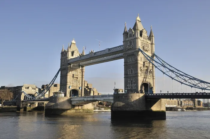 Gerahmter Druck : Der Tower Bridge über dem River Thames. Gerahmter Druck : Der Tower Bridge über dem River Thames.