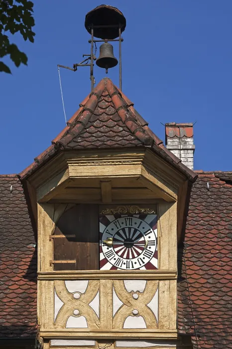 Gerahmter Druck : Turmuhr des Uhrturms von 1554. Gerahmter Druck : Turmuhr des Uhrturms von 1554.