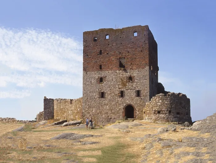 Gerahmter Druck : Der Turm in Hammershus. Gerahmter Druck : Der Turm in Hammershus.