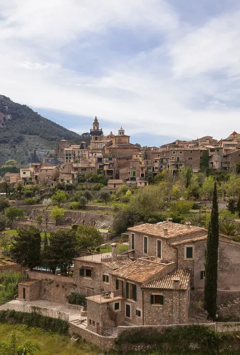 Gerahmter Druck : Landschaftsbild, Valldemossa, Mallorca Gerahmter Druck : Landschaftsbild, Valldemossa, Mallorca