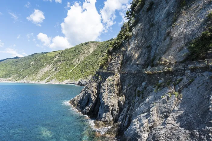 Gerahmter Druck : Entlang Klippen, Via dell'Amore. Gerahmter Druck : Entlang Klippen, Via dell'Amore.