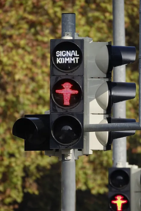 Gerahmter Druck : Verkehrslicht, Deutschland Gerahmter Druck : Verkehrslicht, Deutschland