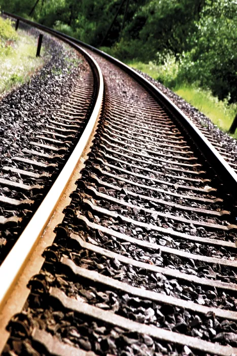 Gerahmter Druck : Eisenbahnspuren Gerahmter Druck : Eisenbahnspuren