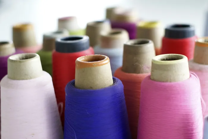 Gerahmter Druck : Farbiger Faden Gerahmter Druck : Farbiger Faden