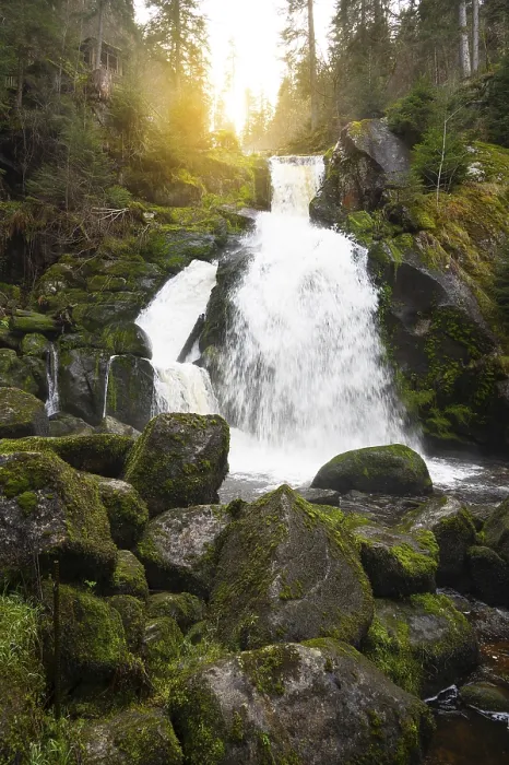 Gerahmter Druck : Triberger Wasserfall im Schwarzwald. Gerahmter Druck : Triberger Wasserfall im Schwarzwald.