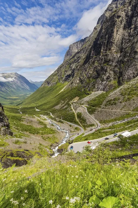 Gerahmter Druck : Trollstigen-Blickpunkt Gerahmter Druck : Trollstigen-Blickpunkt