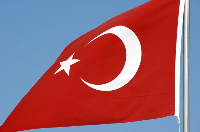Gerahmter Druck : Türkische Flagge Gerahmter Druck : Türkische Flagge