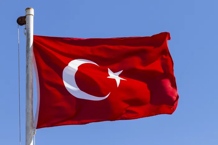 Gerahmter Druck : Türkische Flagge, Türkei Gerahmter Druck : Türkische Flagge, Türkei
