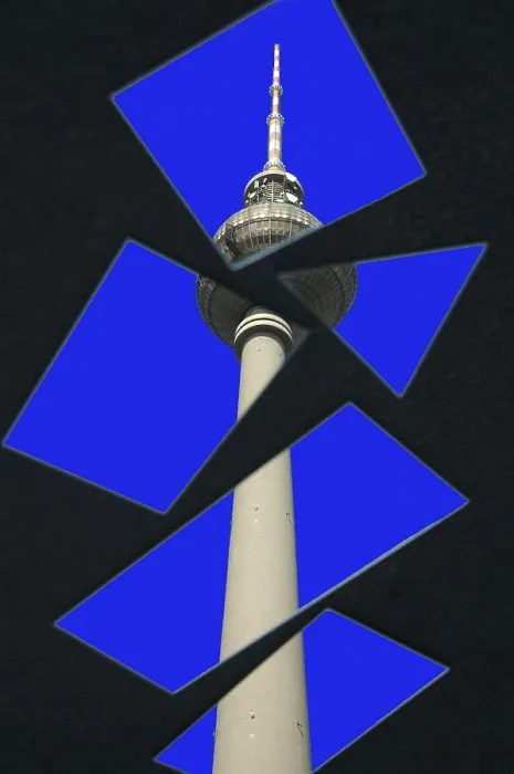 Gerahmter Druck : Fernsehturm Gerahmter Druck : Fernsehturm