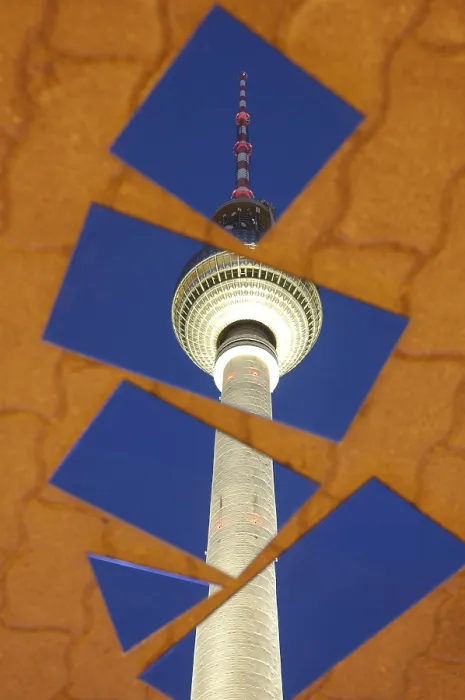 Gerahmter Druck : Fernsehturm Gerahmter Druck : Fernsehturm