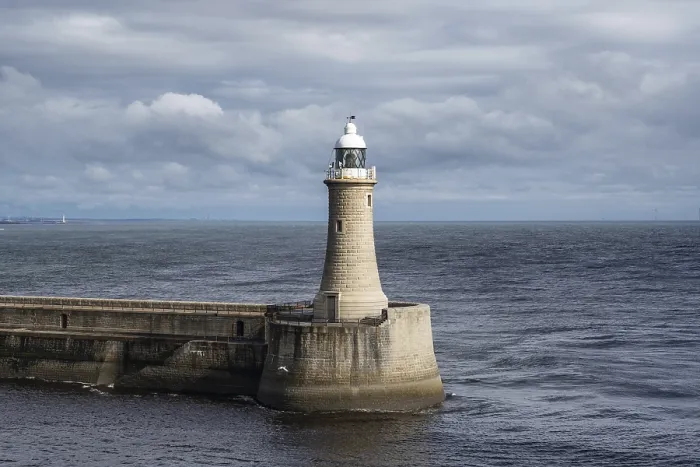 Gerahmter Druck : Das Leuchtturm von Tynemouth, North Shields. Gerahmter Druck : Das Leuchtturm von Tynemouth, North Shields.