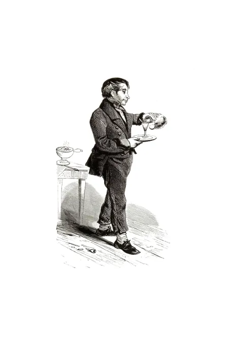 Gerahmter Druck : Typen aus Holland um 1841. Gerahmter Druck : Typen aus Holland um 1841.