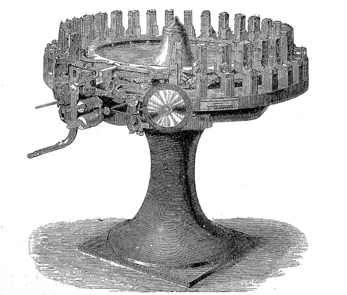Gerahmter Druck : Typsetzmaschine von Mackie Gerahmter Druck : Typsetzmaschine von Mackie