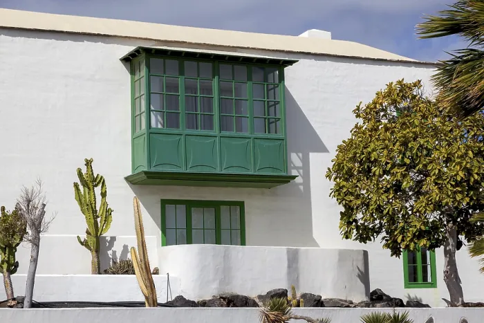 Gerahmter Druck : Typische Architektur auf Lanzarote. Gerahmter Druck : Typische Architektur auf Lanzarote.