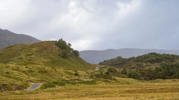 Gerahmter Druck : Typisches Landschaftsbild in den Highlands. Gerahmter Druck : Typisches Landschaftsbild in den Highlands.