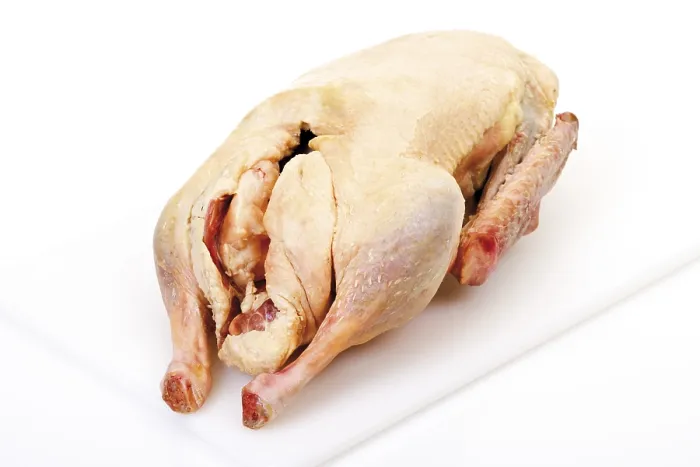 Gerahmter Druck : Ungebratener Gans. Gerahmter Druck : Ungebratener Gans.