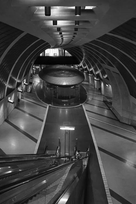 Gerahmter Druck : U-Bahnhof in Köln Gerahmter Druck : U-Bahnhof in Köln